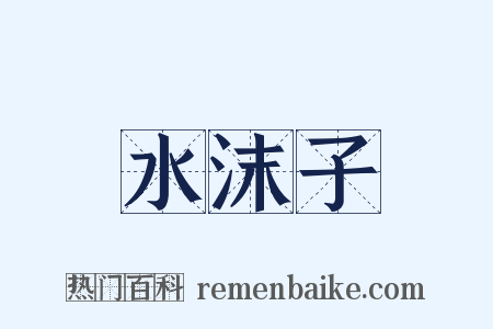 水沫子是什么意思的图片